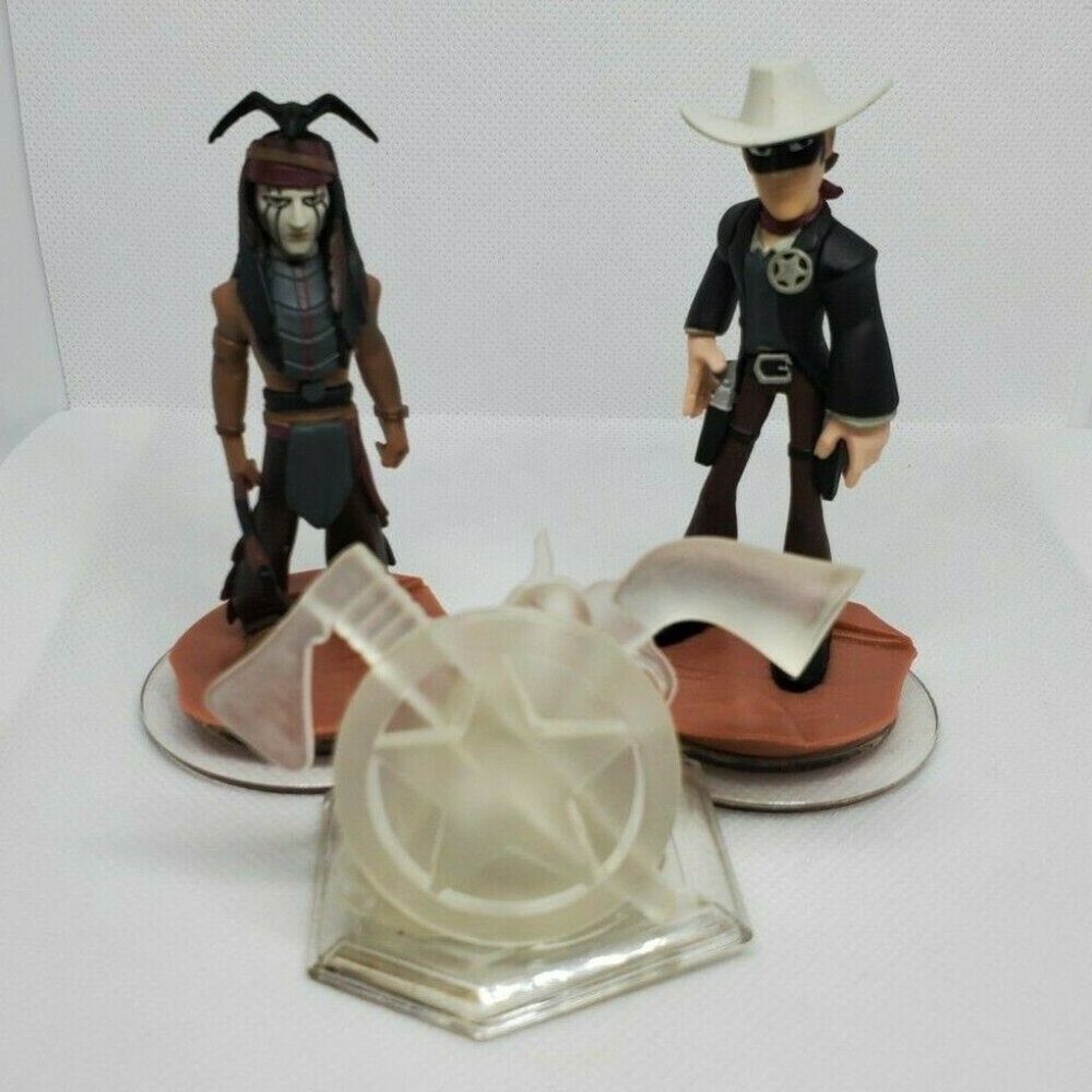 Disney Infinity 1.0 Lone Ranger & Tonto w Crystal